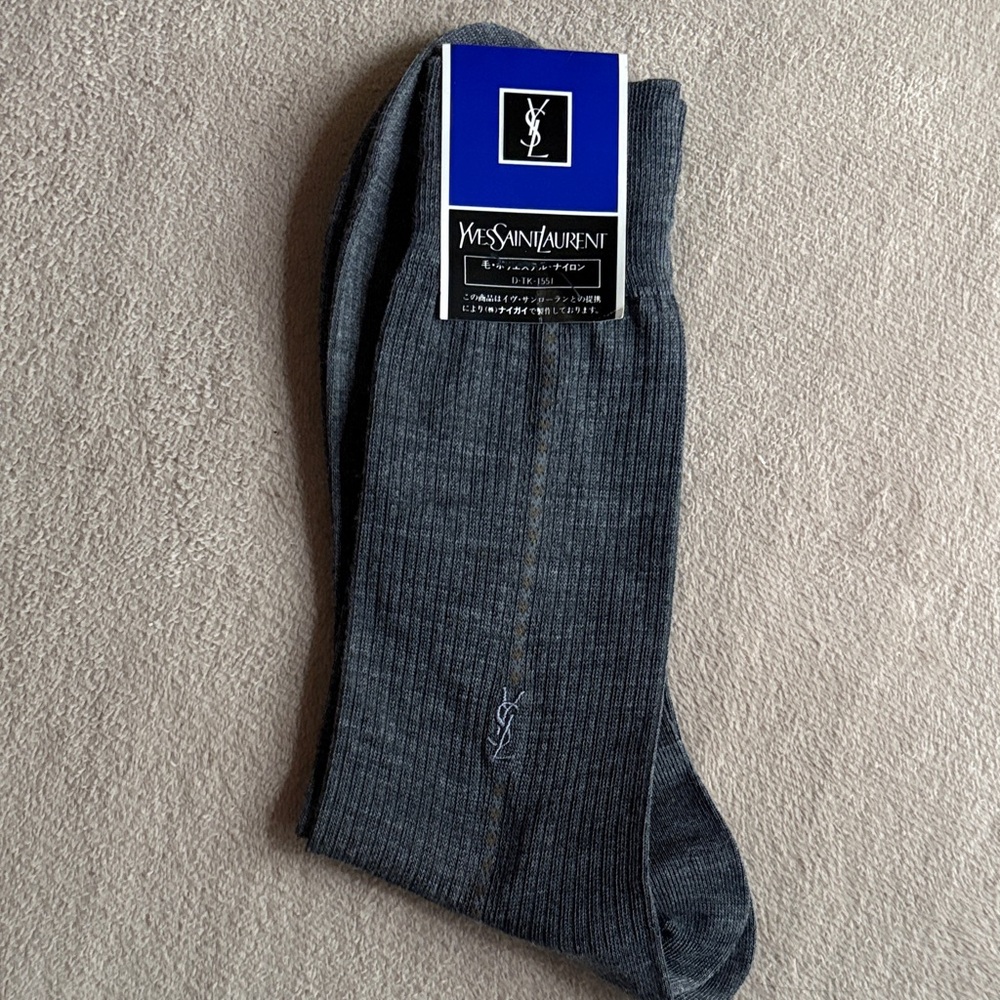 Yves Saint Laurent Men's Ribbed Socks